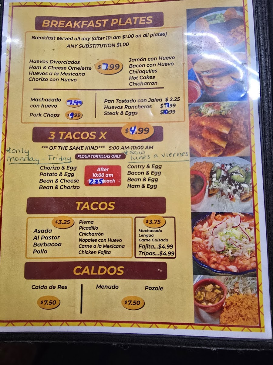 La Jalisco Mexican Restaurant Menu - Image 5